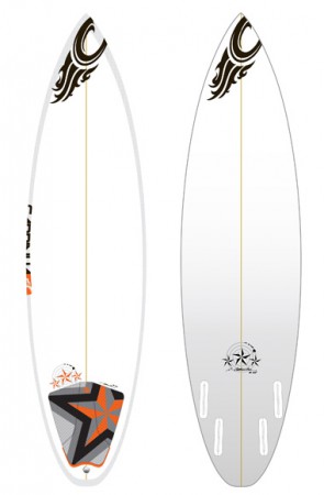Prancha de Surf com 4 finos